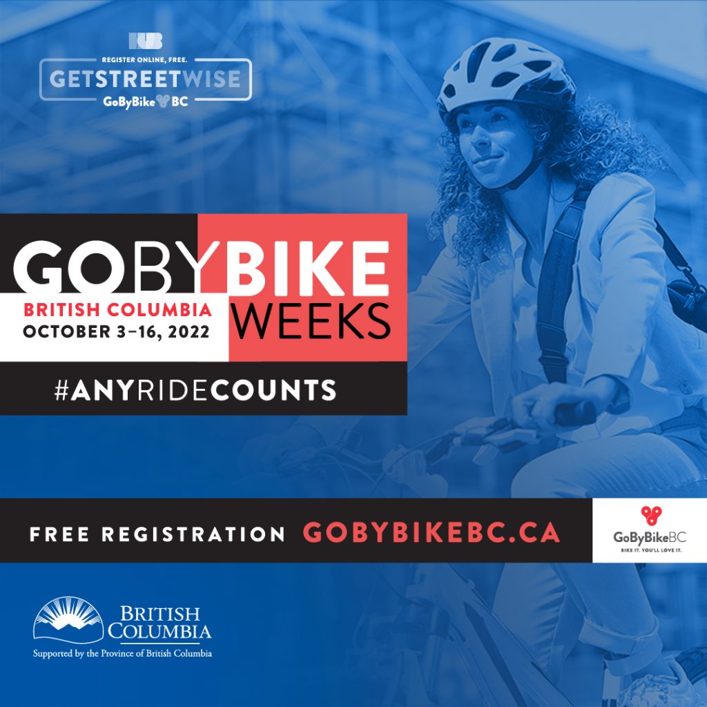 Fall GoByBike Weeks 2022 | October 3-16 | Register, ride your bike, and win!